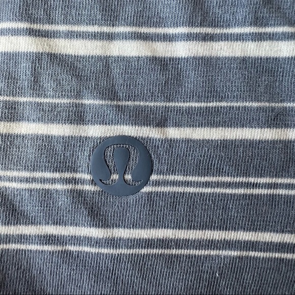 Lululemon • Blue & White Striped All Tied Up Racerback Tie Back Tank - Picture 9 of 9